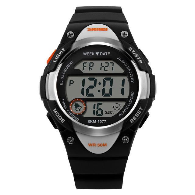 LED Rubber Strap Sport Watch