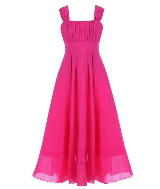 Flower Girl Formal Long Dress