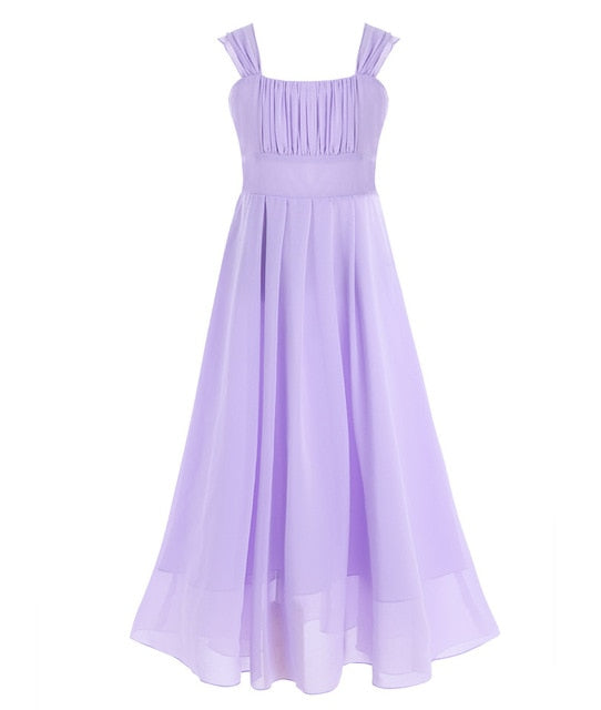 Flower Girl Formal Long Dress