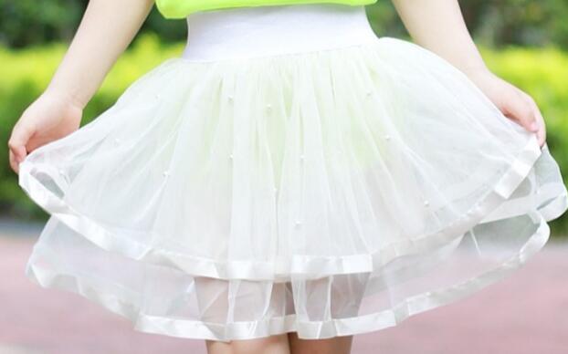 Pearl Design Meshed Skirt