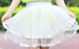 Pearl Design Meshed Skirt