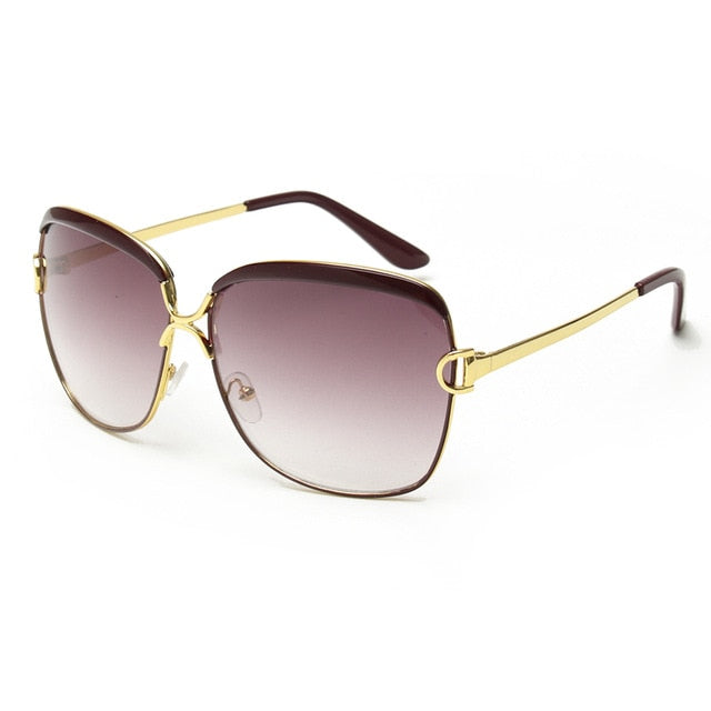 Luxury D Frame Gradient Sunglasses