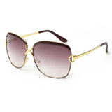 Luxury D Frame Gradient Sunglasses