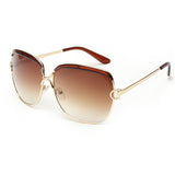 Luxury D Frame Gradient Sunglasses