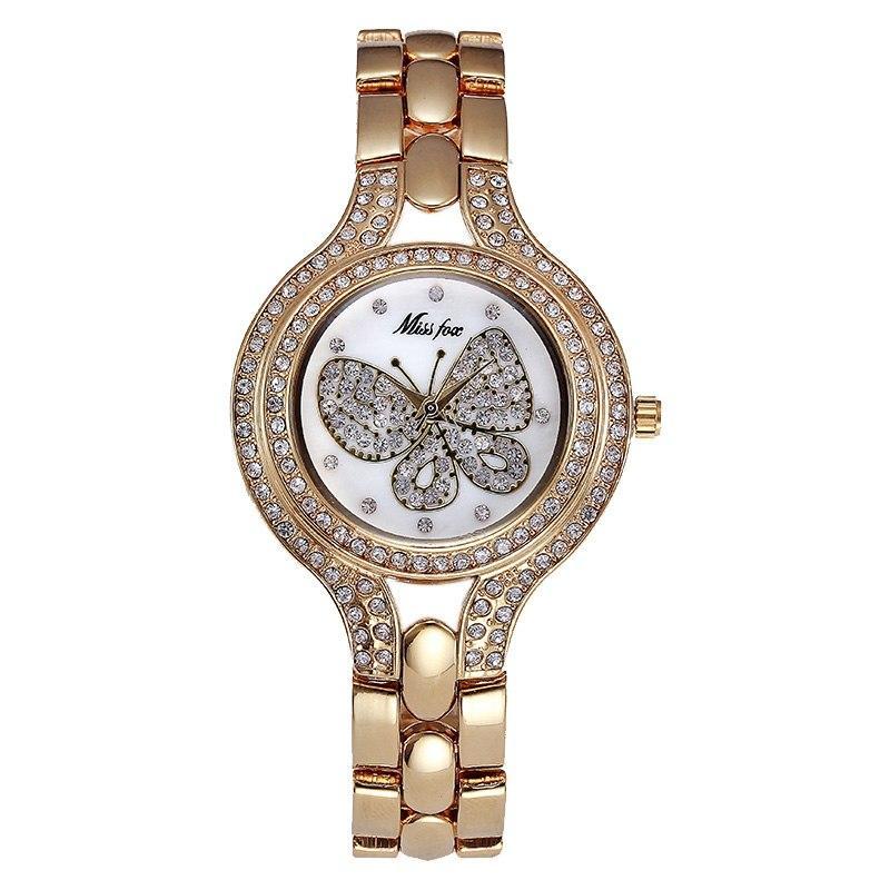 Luxury Butterfly Crystal Watch