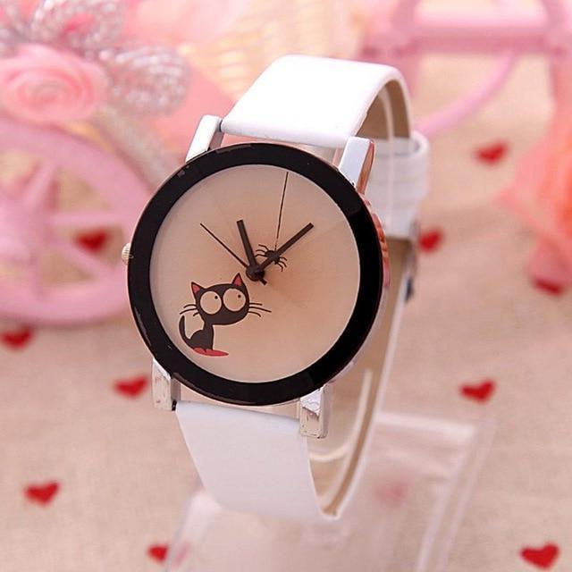 Simple Cute Kitten Watch