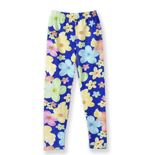 Multi Floral Printed Leggings