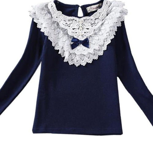 Lace Collar Vintage Blouse