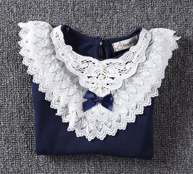 Lace Collar Vintage Blouse