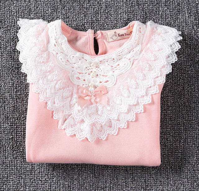 Lace Collar Vintage Blouse