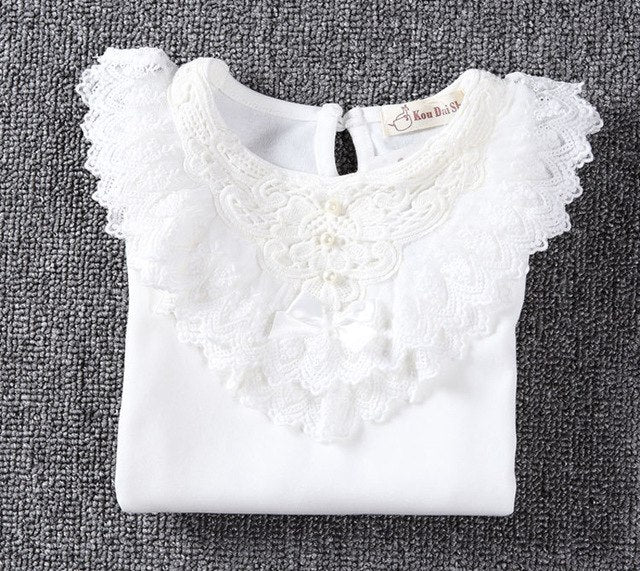 Lace Collar Vintage Blouse