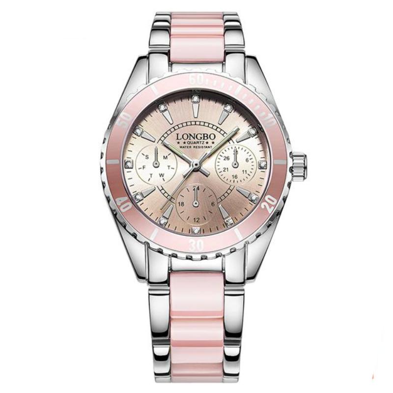Luxury Ceramic Alloy Pearl Watch
