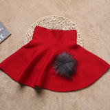 Feather Ball High Waist Skirt