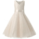 Laced Flower Girl Wedding Dress