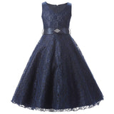 Laced Flower Girl Wedding Dress