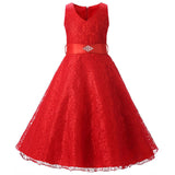 Laced Flower Girl Wedding Dress