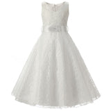 Laced Flower Girl Wedding Dress