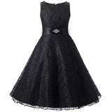 Laced Flower Girl Wedding Dress