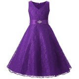Laced Flower Girl Wedding Dress