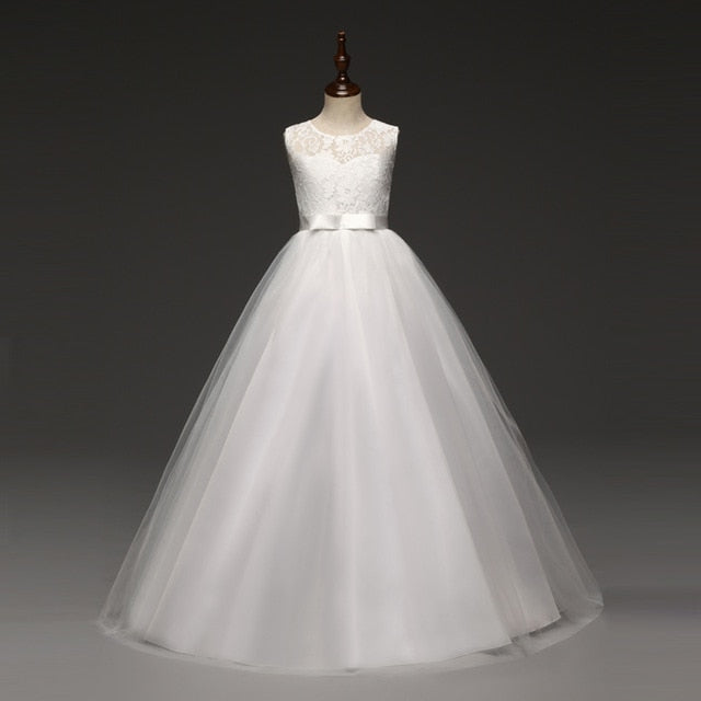 Lace Design Formal Gown