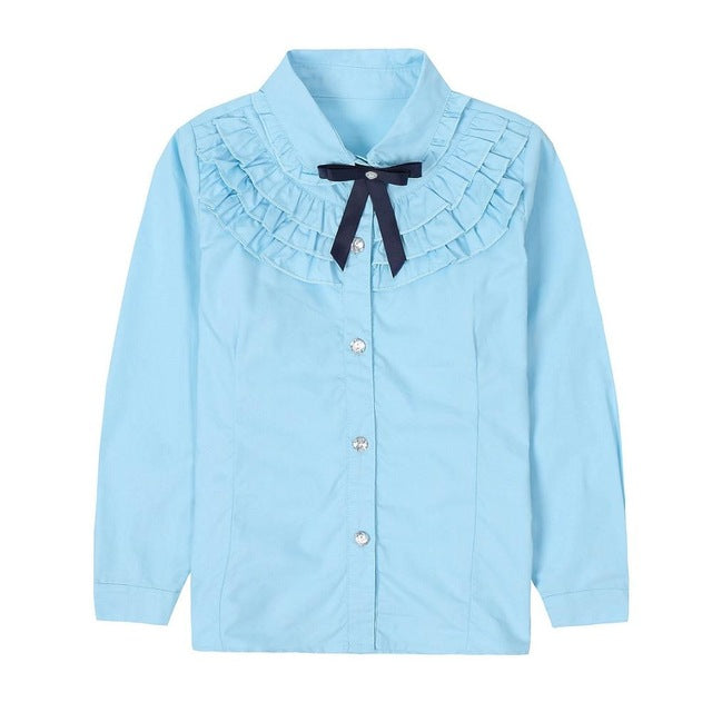 Turn Down Collar Blouse