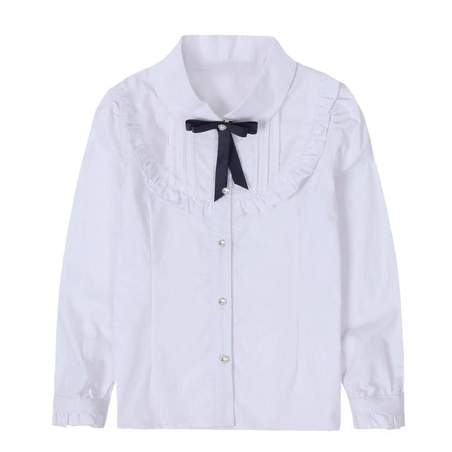 Turn Down Collar Blouse