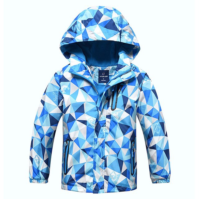 Waterproof Geometric Jacket