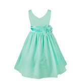 Elegant Floral Waist Band Dress