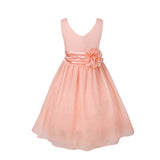 Elegant Floral Waist Band Dress