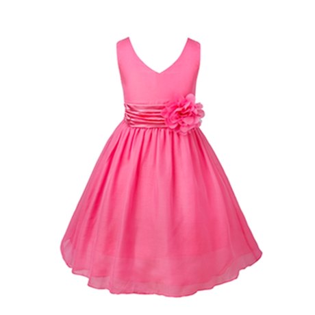 Elegant Floral Waist Band Dress