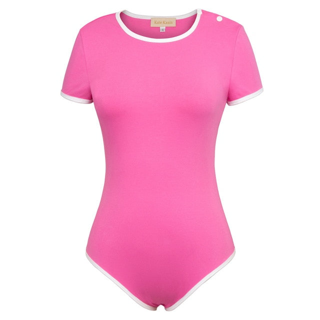 Stretch Fitted Elastic Short Playsuit