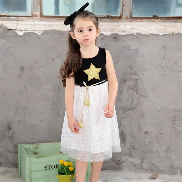 Star Pattern Party Dress