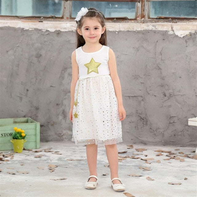 Star Pattern Party Dress