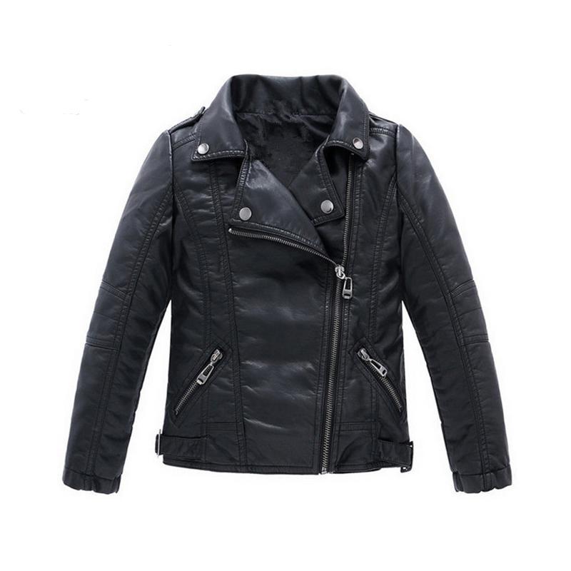 Side Zip Leather Jacket