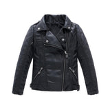 Side Zip Leather Jacket