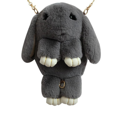 Cute Plush Rabbit Messenger Bag