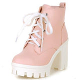 Fashionable High-Heel Snow Boots