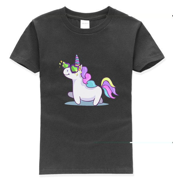 Cartoon Unicorn T-Shirt