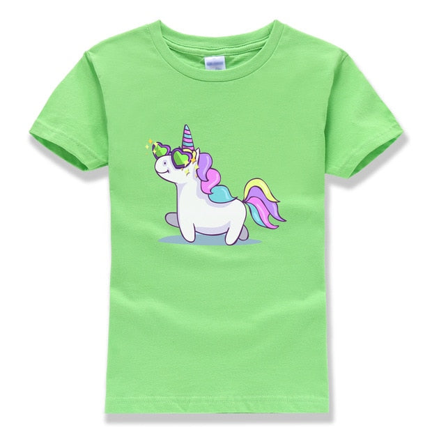 Cartoon Unicorn T-Shirt