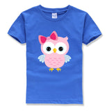 Cartoon Owl Print T-Shirt