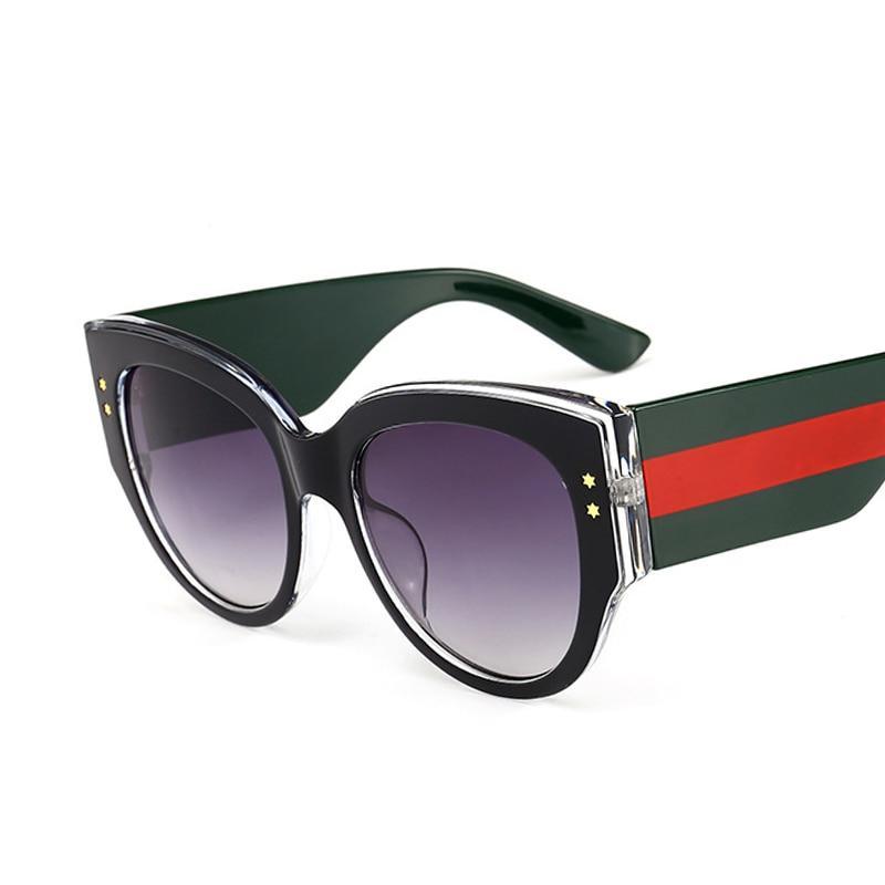 Luxury Designer Oval Sunglasses