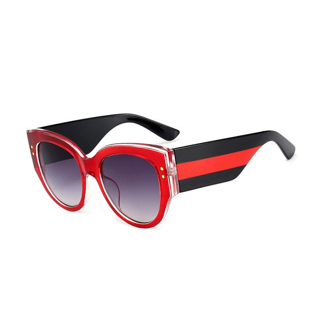 Luxury Designer Oval Sunglasses