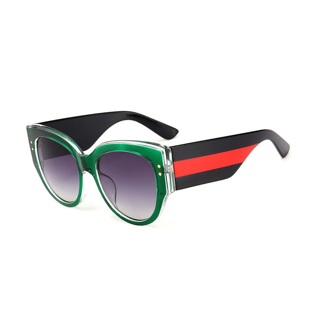 Luxury Designer Oval Sunglasses