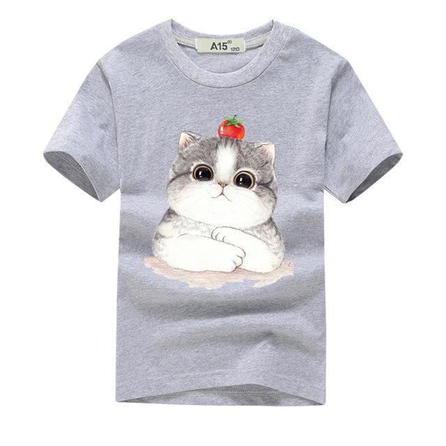 Cute Kitten Short Sleeve T-Shirt