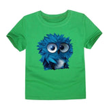 3D Cartoon Owl T-Shirt