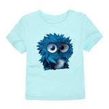 3D Cartoon Owl T-Shirt
