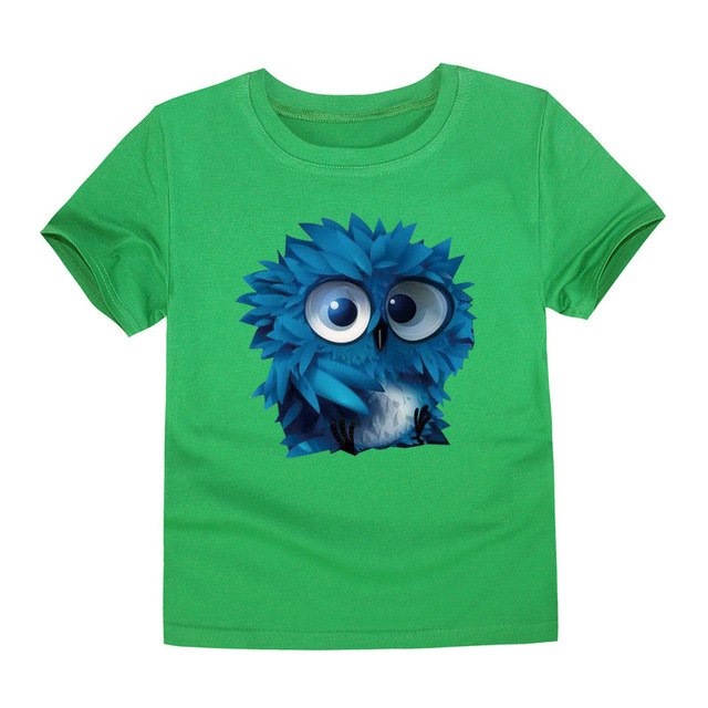 3D Cartoon Owl T-Shirt