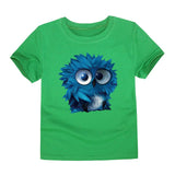 3D Cartoon Owl T-Shirt