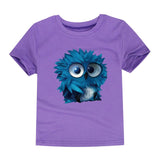 3D Cartoon Owl T-Shirt