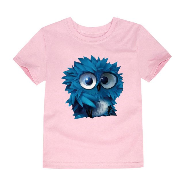 3D Cartoon Owl T-Shirt